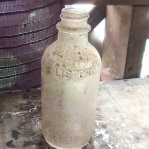 Antique mouthwash bottle